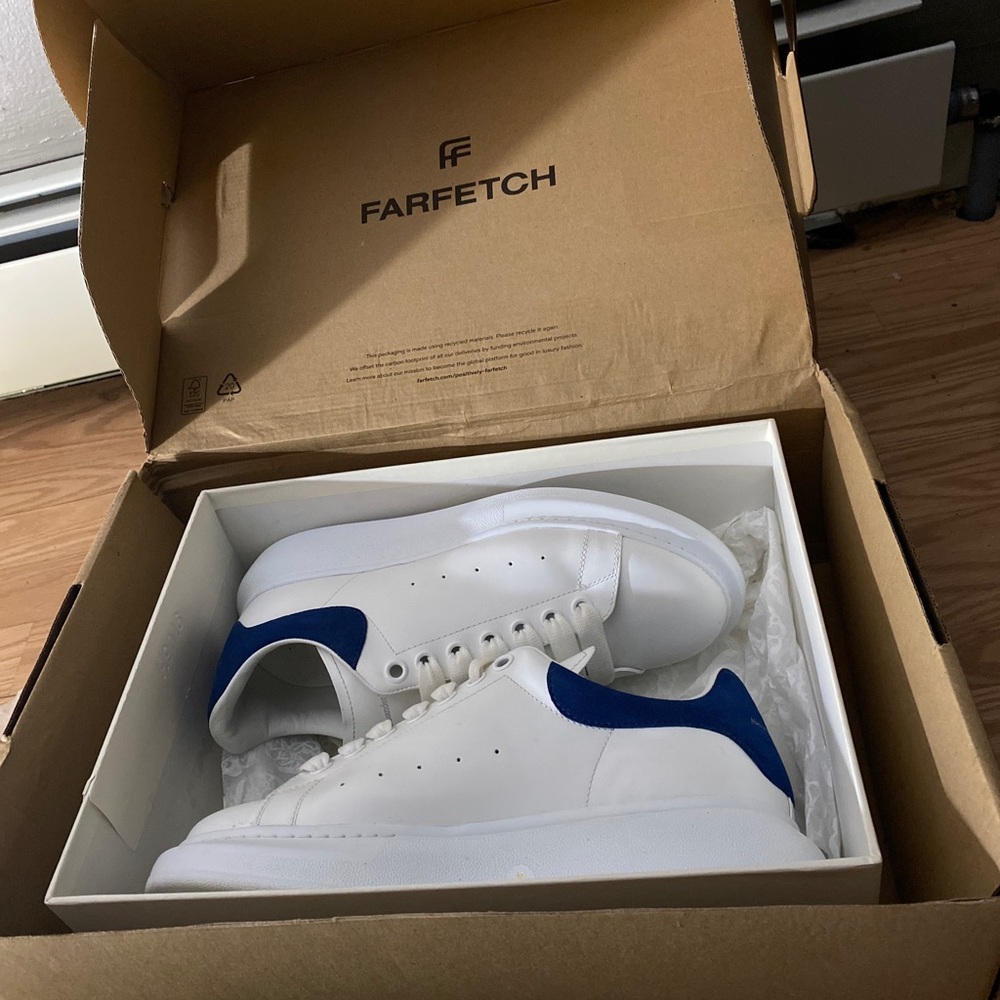 Alexander McQueen Blue Casual Shoes